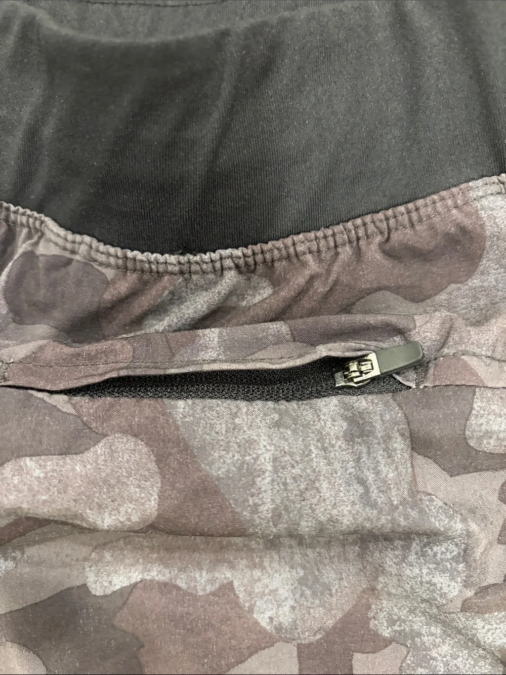 Men's Camo Athletic Shorts - Gray/Brown